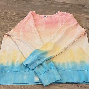 Old Navy Tie-Dye Sweatshirt - Pink, Yellow, Blue